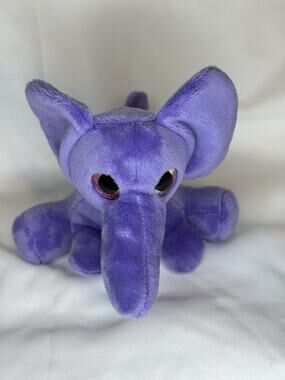 Surprizamals Mini Purple Elephant 4in Plush Stuffed Animal (H)